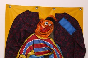 No.1 Ernie, in playtime and Formal Dress by Don Driver, who is showing at the Artis Gallery in Parnell. Photo / File