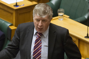 National Party MP Maurice Williamson during the final reading of the Marriage Amendment Bill. Photo / Mark Mitchell