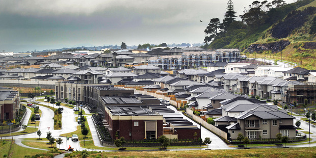 The $2 billion Mt Wellington Stonefields development of 2600 homes and apartments is well advanced. Photo / APN