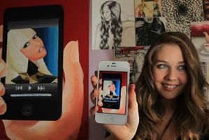 Local teen artist Kristina Webb has become an internet sensation. Photo / Bay of Plenty Times
