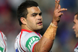 Richie Fa'aoso was given an eight-match suspension for lifting tackles. Photo / Getty Images