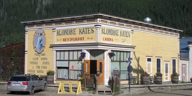 Dawson City's Klondike Kate. Photo / Paul Rush