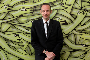 Karl Steven thinks his 16-year-old self would like the life he's leading now, making his own music. Photo / Brett Phibbs