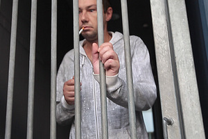 Alexi Skvortsov, pictured at his apartment, is accused of stealing honey worth hundreds of dollars. Photo / Herald on Sunday