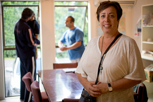 Marian Kleist is worried the Auckland Refugee Council will have to close its hostel after losing government funding. Photo / Greg Bowker