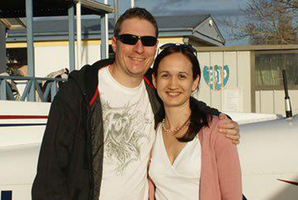 Clinton and Taryn Green have bought a home in Botany Downs. Photo / Supplied