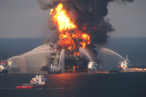 The disaster at BP's Deepwater Horizon oil rig in the Gulf of Mexico has brought new regulations. Photo / AP