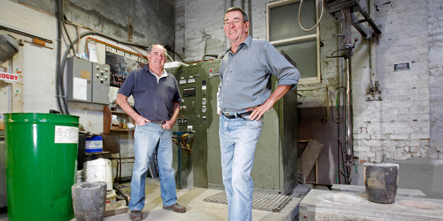 Bruce Millar and brother John know that when they sell the foundry - if it is kept running - it will be moved from the site. Photo/ Chris Gorman