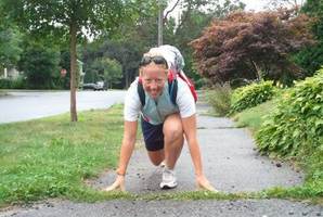 Alison Bradley, 26, will start a 4500km run from New York to Los Angeles. Photo / Supplied