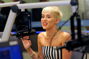 Miley Cyrus has just done her first big UK cover.Photo / AP