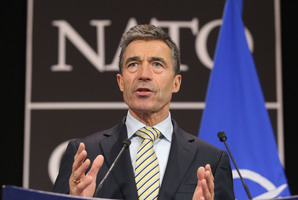 NATO Secretary General Anders Fogh Rasmussen. Photo / AP