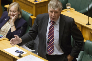 National Party MP Maurice Williamson during the final reading of the Marriage Amendment Bill, which gave the MP international attention. Photo / Mark Mitchell