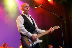 Dave Dobbyn promises some upbeat numbers to keep the crowd warm. Photo / APN