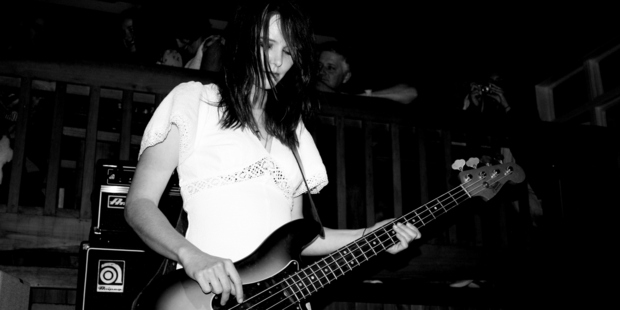 The Veils bass player, Sophia Burn. Photo / Supplied