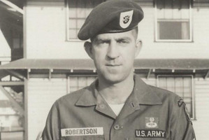 John Robertson was a Green Beret when he was shot down over Laos. Photo / Supplied