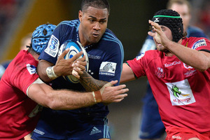 Frank Halai is sitting third equal for number of tries scored with a tally of five. Photo / Getty Images