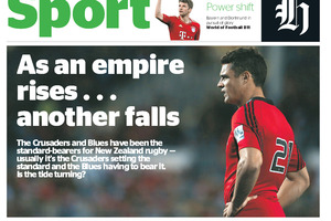 The Herald sport lead for April 30.