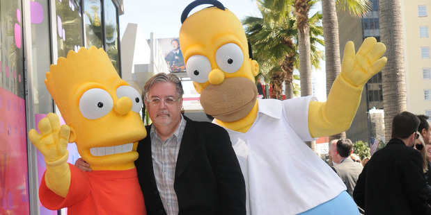 Creator of The Simpsons Matt Groening. Photo / Getty Images