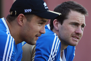 Tamati Ellison will be unable to reprise his All Black partnership with Ben Smith beyond June. Photo / Getty Images