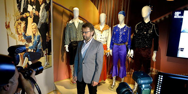 Bjorn Ulvaeus, former member of ABBA, is photographed during a press preview of ABBA The Museum. Photo/AP
