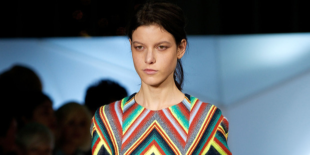 Mixing bold colours and patterns is a big trend on the catwalks this year. Photo / Getty Images