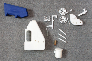 The Liberator is made almost entirely of 3D-printed components. Photo / Supplied