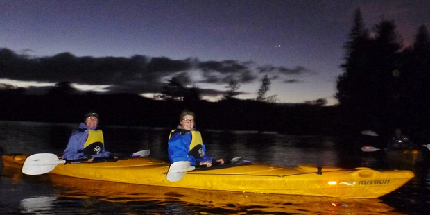 Glow worm Canoe and Kayak tour in Bay of Plenty. Photo / Supplied