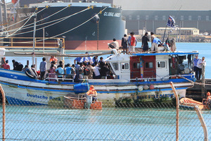 The Australian Government has already sent back 36 of the Sri Lankan asylum seekers who arrived at Geraldton last month. Photo / Graeme Gibbons