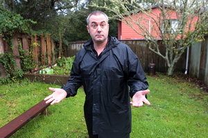 Steve Taylor hired bankrupt Grant King to build a sleepout, but he did not do the work. Photo / Doug Sherring