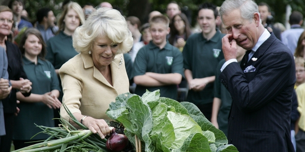 Prince Charles had to close shop on his Veg Shed. Photo / AP