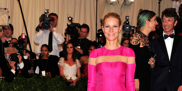 Gwyneth Paltrow attends The Metropolitan Museum of Art's Costume Institute benefit celebrating "PUNK: Chaos to Couture" in New York. Photo / AP
