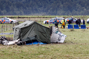 None of the passengers were restrained, which probably resulted in "load-shift" as passengers slid to the rear of the aircraft during the ascent, throwing it off its centre of gravity. Photo / Sarah Ivey