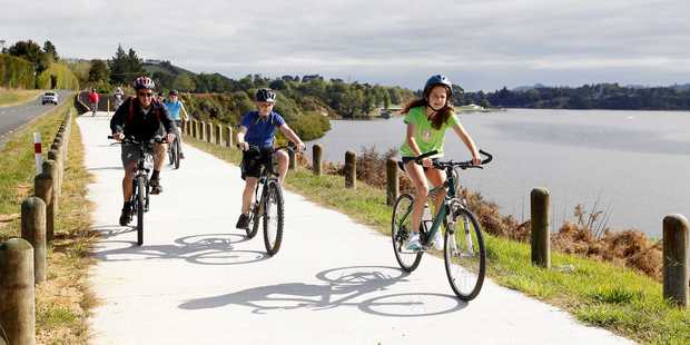 The Karapiro Cycle and Walkway. Photo / Christine Cornege