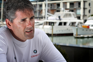 Russell Coutts, together with Larry Ellison, now face the improbable task of salvaging their America's Cup dream. Photo / Natalie Slade