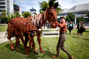 Five-time Tony Award-winning show War Horse has been scratched from its New Zealand run. Photo / Dean Purcell