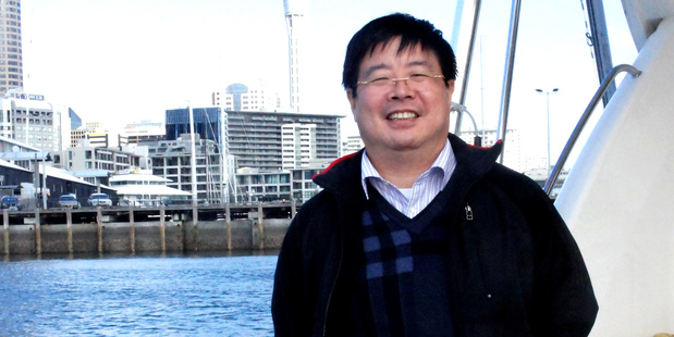 Shanghai Pengxin Chariman Jiang Zhaobai in Auckland. Photo / Supplied