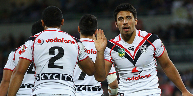 Join us here for live updates of the Warriors taking on the Titans from Mt Smart Stadium in Auckland. Photo / Getty Images.