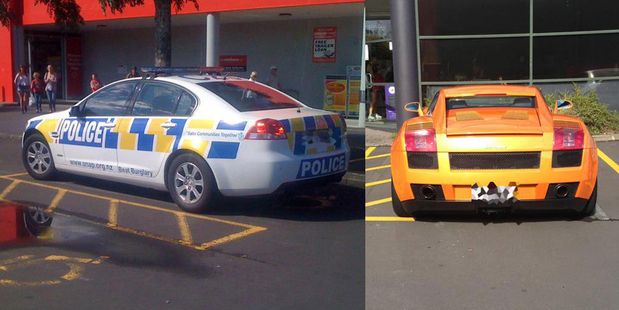 Visitors to the page have posted scores of photos of buses, delivery trucks, courier vans, luxury vehicles and police and other cars, with the time and location details. Photos / Supplied