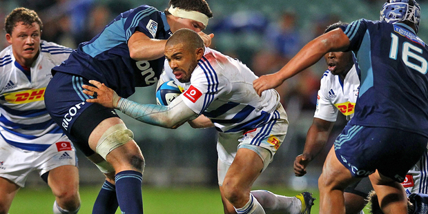 The Stormers made five clean linebreaks to three against the Blues. Photo / Getty Images