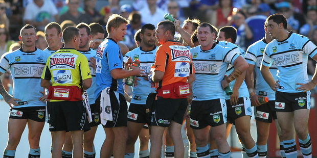 The Cronulla Sharks were under investigation by the NRL Integrity Unit. Photo / Getty Images