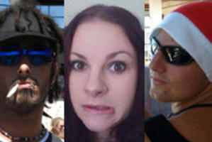 Left to right, Dylan King, Holly Gunn and Peter Bunyan. Photos / Supplied