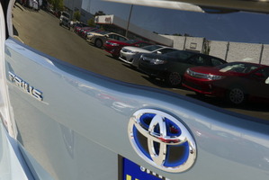 Toyota dominated new-car sales last year with a 21 per cent share of the market. Photo / Bloomberg