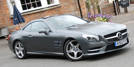 I'll take two: Heaps of boot space, comfort and slinky Mercedes SL500 style. Photo / Jacqui Madelin