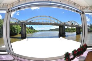 Cruising the Waikato River on Discovery houseboats can be as lazy as you like. Photo / Supplied