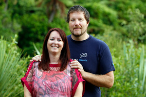 Amy Speck and Greg Cramond. Photo / Michael Craig