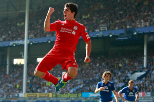Luis Suarez could play in New Zealand if the Phoenix can attract Liverpool Down Under. Photo / AP