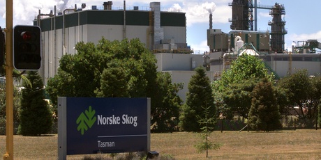 The Tasman pulp and paper mill in Kawerau, where are 110 jobs are being axed. Photo / NZH