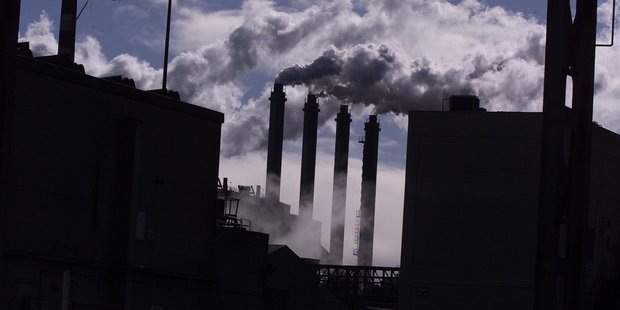 Steam rising from the Glenbrook Mill. Photo / Richard Robinson