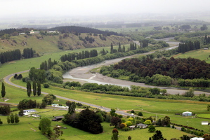 The Tukituki River valley in Central Hawkes Bay. Photo / Paul Taylor