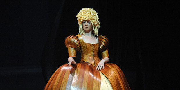 Lady of the Wood by David walker, USA in the Avant Garde Section at the Montana WOW World of WearableArt Awards Show.Photo / File